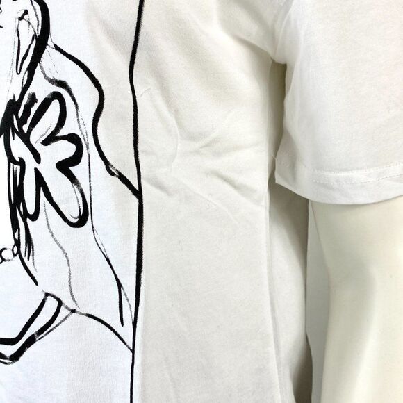 ZARA WOMAN GIRL FACE PRINT T-SHIRT GRAPHIC - Picture 5 of 6